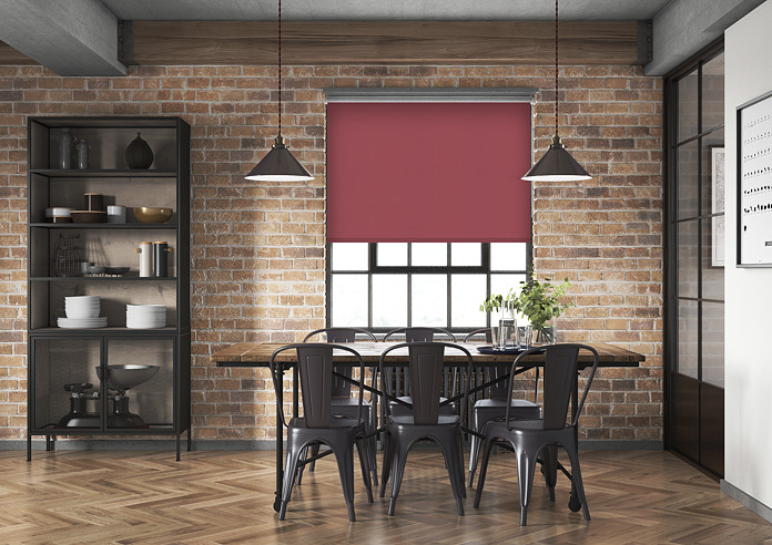 Energy Saving (Blackout), Red - Twist&Fit Roller Blind - Image 5
